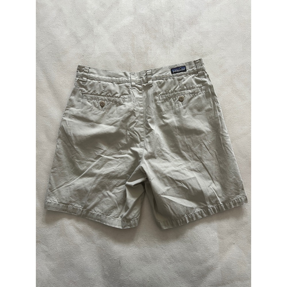 Patagonia Mens Organic Cotton Canvas Shorts Khaki Tan Size 33 57672S8
